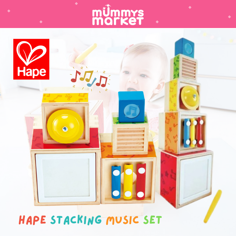 Hape Stacking Music Set (E0336)